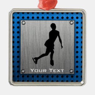 Adorno Metálico Falso metal cepillado; Patinaje artístico