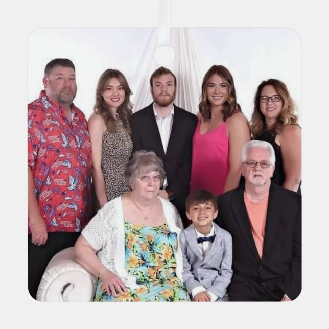 Adorno Metálico Familia (Anverso)