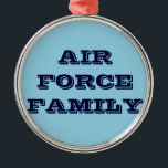Adorno Metálico Familia Ornament Air Force<br><div class="desc">Familia Ornament Air Force</div>
