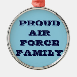 Adorno Metálico Familia Ornament Orud Air Force