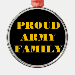 Adorno Metálico Familia Ornament Orud Army