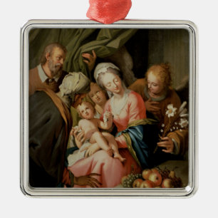 Adorno Metálico Familia santa con St Anne