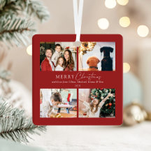 Familia Sencilla y Elegante 4 Navidades de Collage