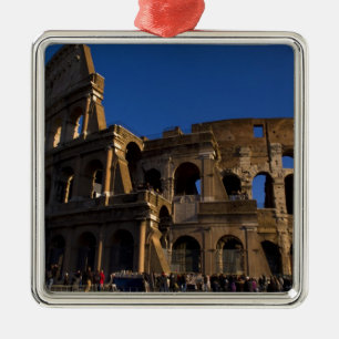 Adorno Metálico Famoso Coliseo en Roma Italia Punto de Referencia