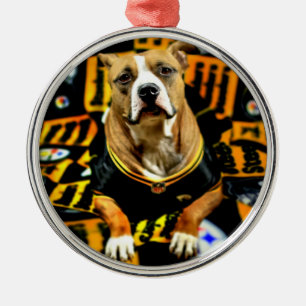 Adorno Metálico Fanático de Pitbull Rescue Dog