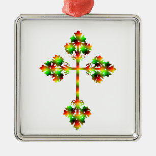 ADORNO METÁLICO FANCY CROSS