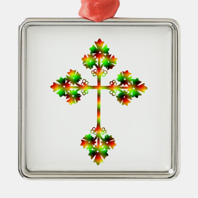 ADORNO METÁLICO FANCY CROSS (Frente)