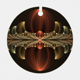 Adorno Metálico Fantasía Construcción Brillante Resumen Arte Fract