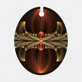 Adorno Metálico Fantasía Construcción Brillante Resumen Arte Fract