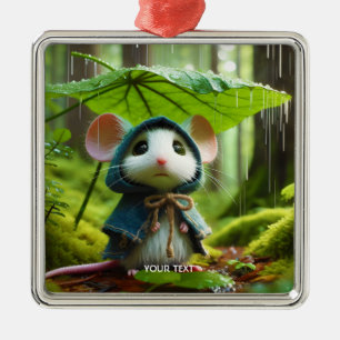 Adorno Metálico Fantasía Cuesta Pequeña Lluvia De Ratón