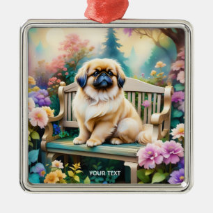 Adorno Metálico Fantasía Cute Flores de Perro Pequeñas