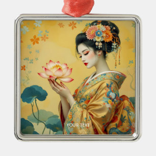 Adorno Metálico Fantasía dulce flor Chica japonés