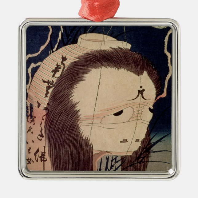 Adorno Metálico Fantasma japonés (Frente)