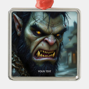 Adorno Metálico Fantasy Cute Big Strong Warrier