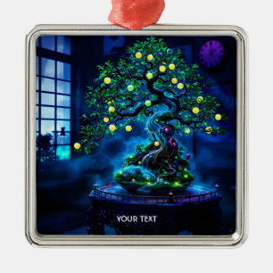 Adorno Metálico Fantasy Cute Bonsai Tree Lights