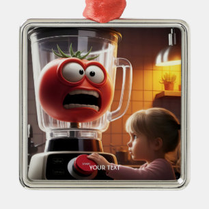 Adorno Metálico Fantasy Cute Chica Tomato Blender