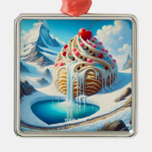 Adorno Metálico Fantasy Cute Ice Crema