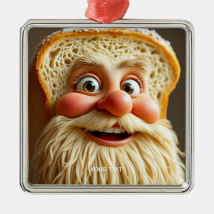 Adorno Metálico Fantasy Cute Loaf Bread Bebe