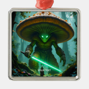 Adorno Metálico Fantasy Cute Mushroom Saber Forest