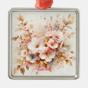 Adorno Metálico Fantasy Cute Pastel Pink Sakura