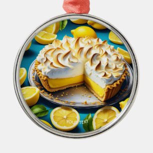 Adorno Metálico Fantasy Cute Vivid Lemon Meringue Pie