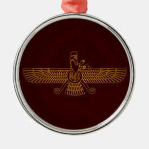 Adorno Metálico Faravahar