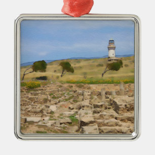 Adorno Metálico Faro acuático