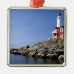 Adorno Metálico Faro de Fisgard en el Fuerte Rodd Hill