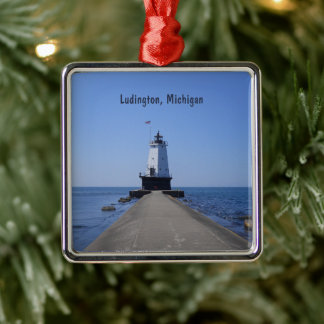 Adorno Metálico Faro de Ludington