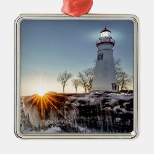 Adorno Metálico Faro de Marblehead
