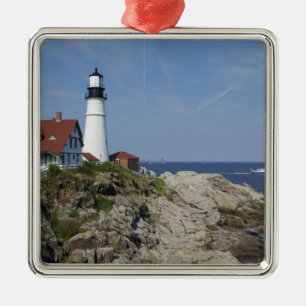 Adorno Metálico Faro de Portland Head, Cape Elizabeth,Maine,