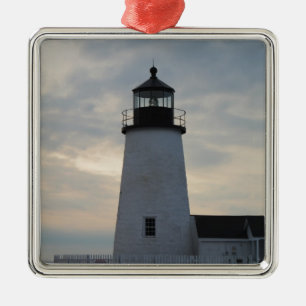 Adorno Metálico Faro del punto de Pemaquid