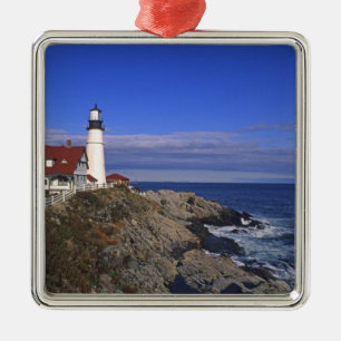 Adorno Metálico Faro Portland Head Light Maine