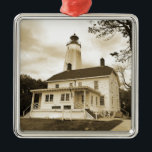 Adorno Metálico Faro Sandy Hook<br><div class="desc">Faro Sandy Hook</div>