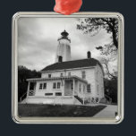 Adorno Metálico Faro Sandy Hook<br><div class="desc">Faro Sandy Hook</div>