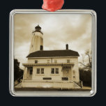 Adorno Metálico Faro Sandy Hook<br><div class="desc">Faro Sandy Hook</div>