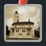 Adorno Metálico Faro Sandy Hook<br><div class="desc">Faro Sandy Hook</div>