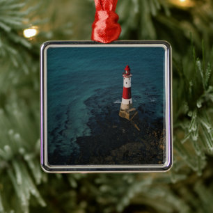 Adorno Metálico Faros   Faro de Beach Head en Inglaterra