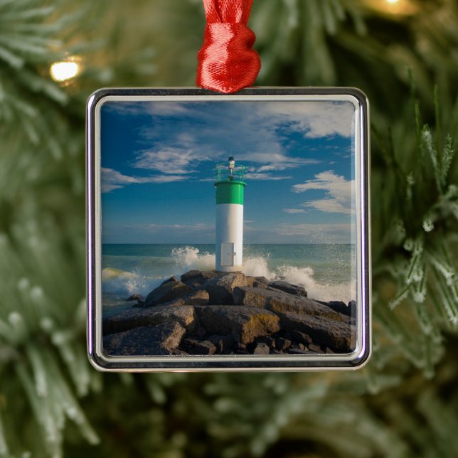 Adorno Metálico Faros | Wellington Ontario Canadá (Árbol)