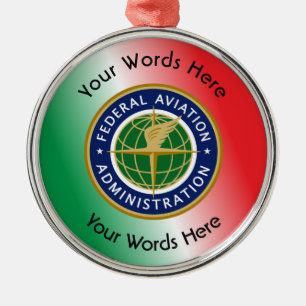 Adorno Metálico Federal Aviation Administration Shield