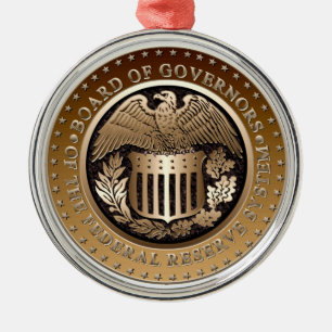 Adorno Metálico Federal Reserve