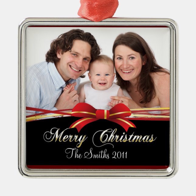 Adorno Metálico Felices Navidad (Frente)