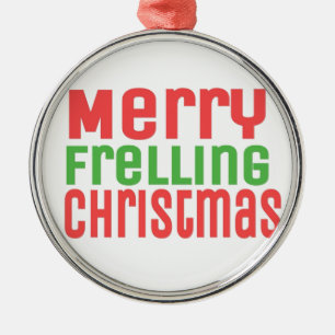 Adorno Metálico ¡Felices Navidad de Frelling!