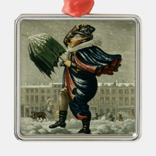 Adorno Metálico Felices Navidad y una Feliz Año Nuevo en Londres,