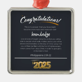 Adorno Metálico Felicitaciones Filipinas 2025 1:9-11 Cristiano