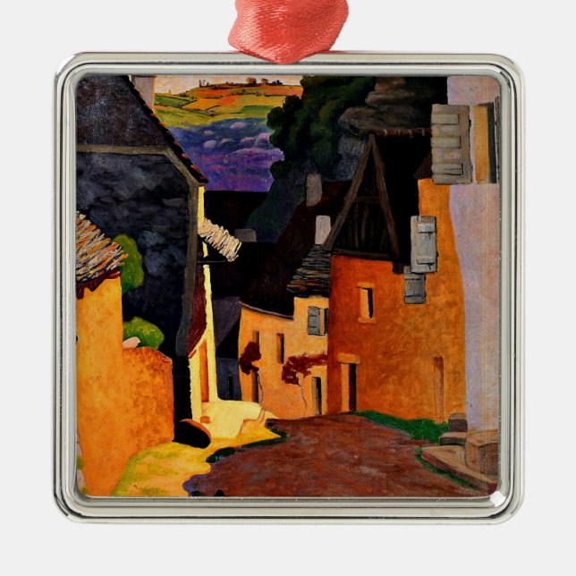 Adorno Metálico Felix Vallotton - Paisaje Rocamadour (Frente)