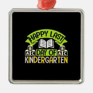 Adorno Metálico Feliz Día Del Jardín De Niños