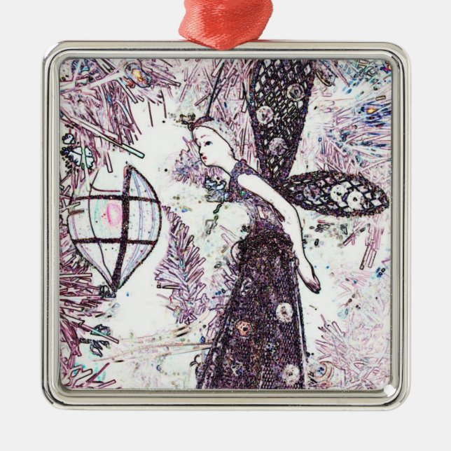 Adorno Metálico Feliz, Feliz Navidad. (Frente)