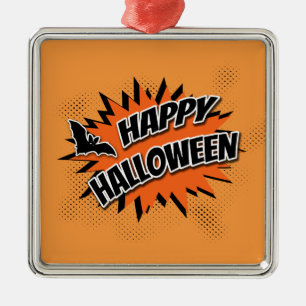 Adorno Metálico Feliz Halloween