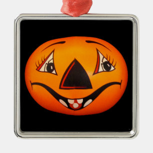 Adorno Metálico Feliz Halloween de Jack O’ Lantern
